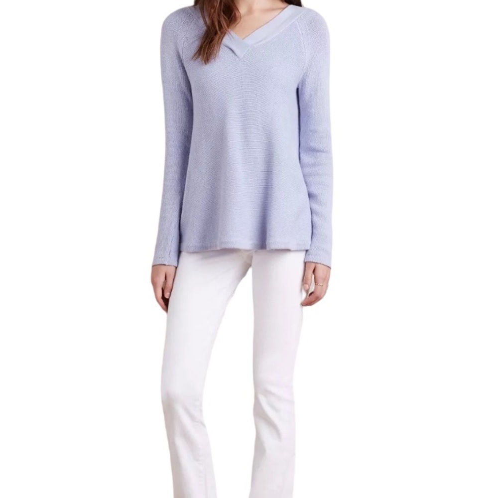 Anthropologie Knitted & Knotted Double V Neck - Picture 3 of 10